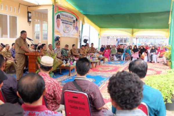 Pemkab Inhil Harapkan Pasar Kayu Jati Jadi Penggerak Ekonomi