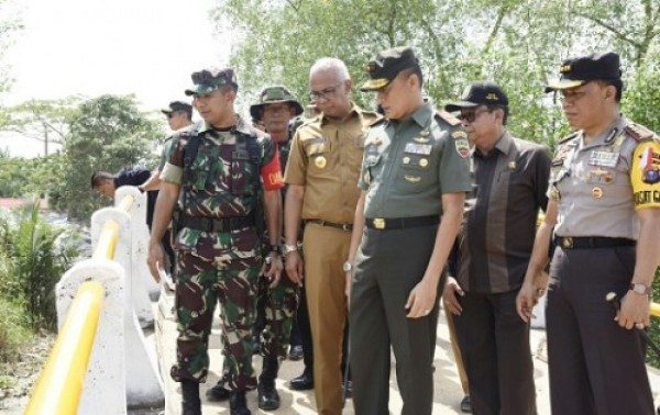 Pjs Bupati Inhil Hadiri Penutupan TMMD ke-101 di Keritang