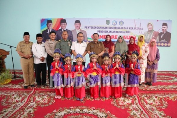 Sekda Inhil H Said Syarifuddin SE MP MSn Membuka Jambore Pendidik PAUD