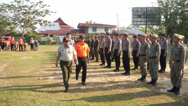 Wakil Bupati Kampar Pimpin Apel Hari Kesiapsiagaan Bencana Nasional 2018