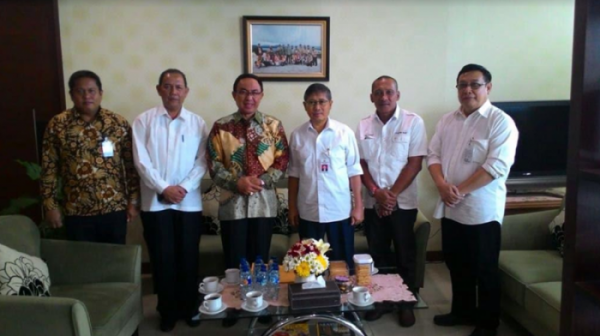 Bupati Inhil Kunjungi Dirjen Kementerian PU