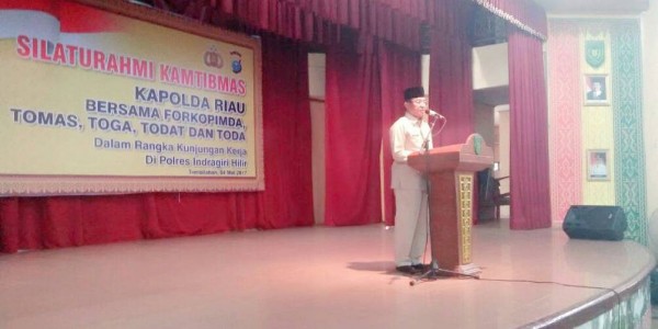 Bupati Inhil ; Ciptakan Kondusifitas Daerah Bersama Masyarakat