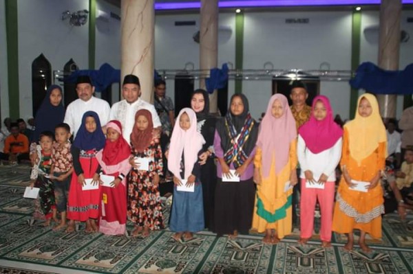 TIM Safari Ramadhan Pemkab Labuhanbatu Serahkan Bantuan di Bilah Barat