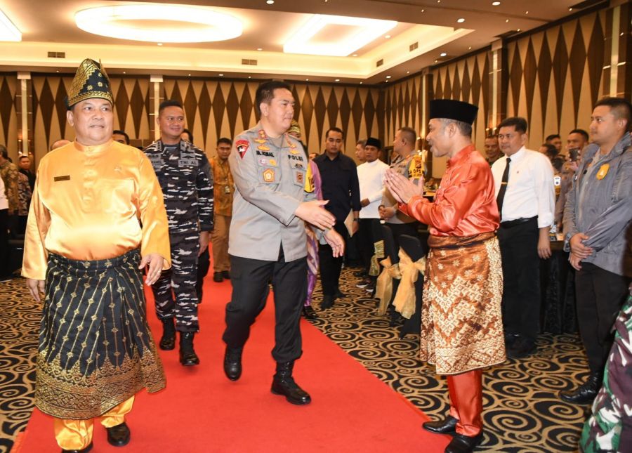 Bupati Bengkalis Ikuti Rapim TNI Polri Provinsi Riau 2024