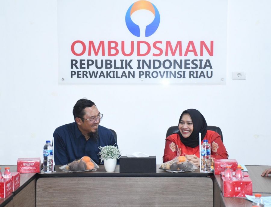 Bupati Kasmarni Silaturahmi ke Ombudsman RI Perwakilan Riau: Kami Ingin Tingkatkan Pelayanan Publik