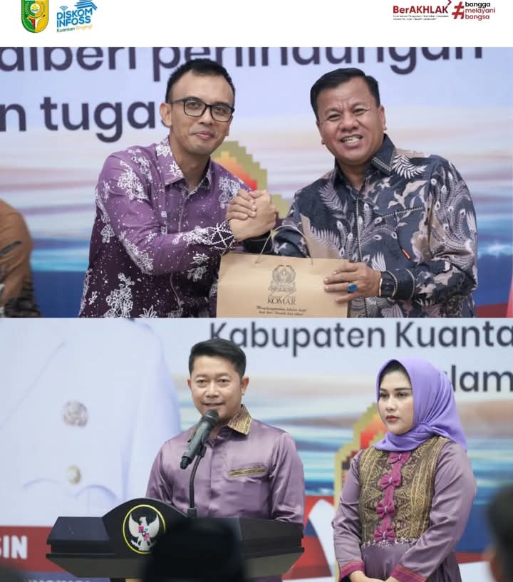 Bupati Kuansing Hadiri Kenal Pamit Kapolres, Tekankan Penanganan PETI Jelang Pacu Jalur Nasional