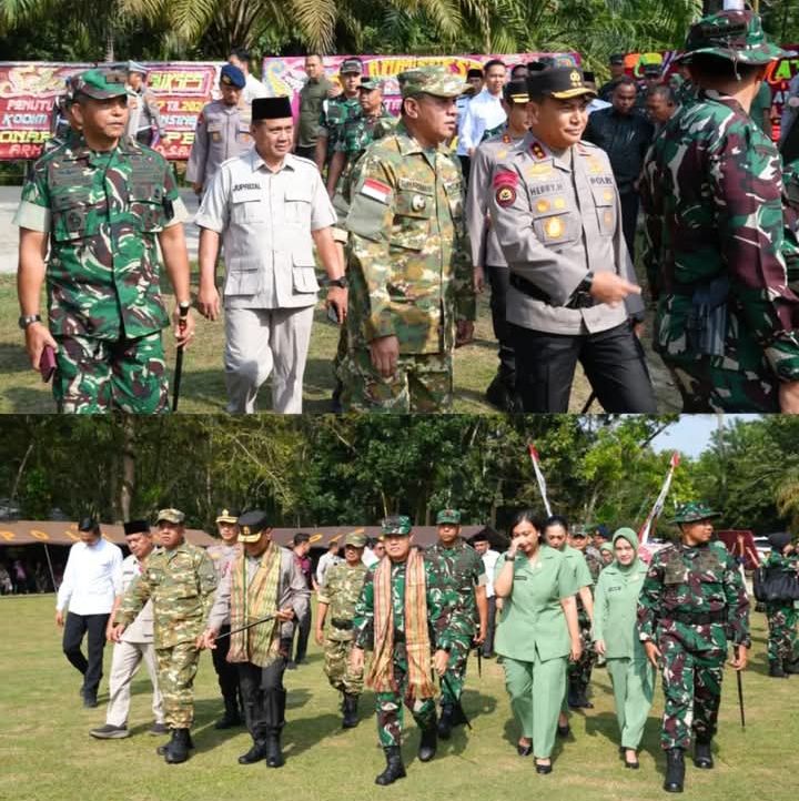 Bupati Kuansing Hadiri Penutupan TMMD ke-127 di Kuantan Hilir Seberang