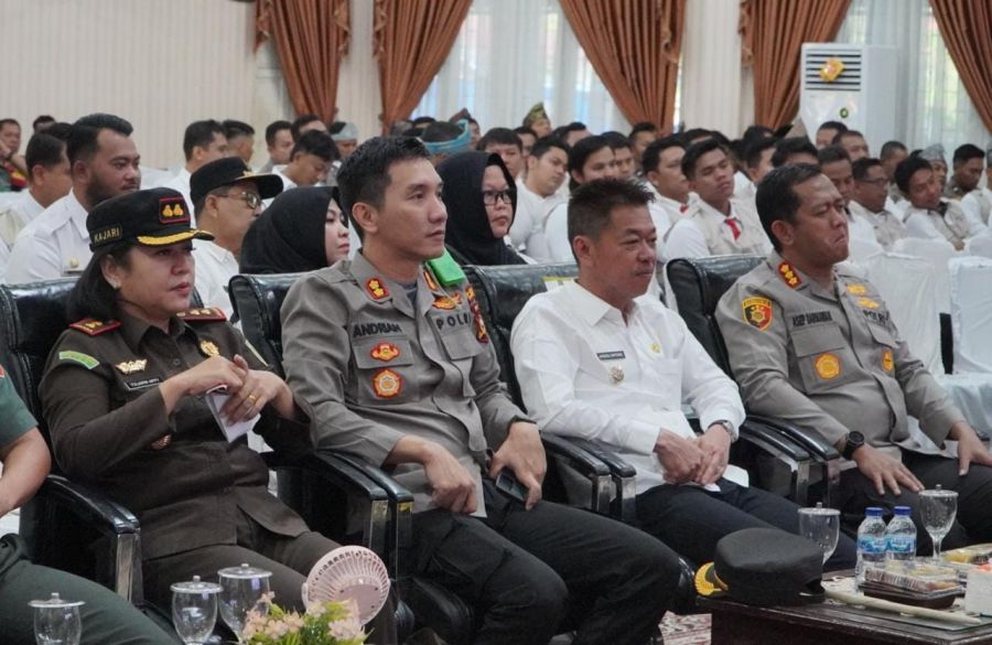 Bupati Rohil Hadiri Launching Polisi RW Jajaran Polda Riau