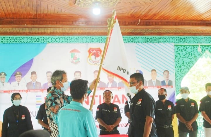 Dien Puga Tandatangani Fakta Integritas Disaksikan Ketua DPW Riau dan  Bupati Pelalawan