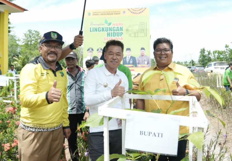 DLH Laksanakan Acara Peringatan HLH Sedunia,Tanam 500 Pohon
