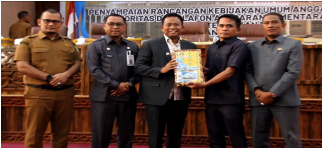 DPRD Rohil Gelar Rapat Paripurna Penyampaian Rancangan KUA PPAS tahun 2025
