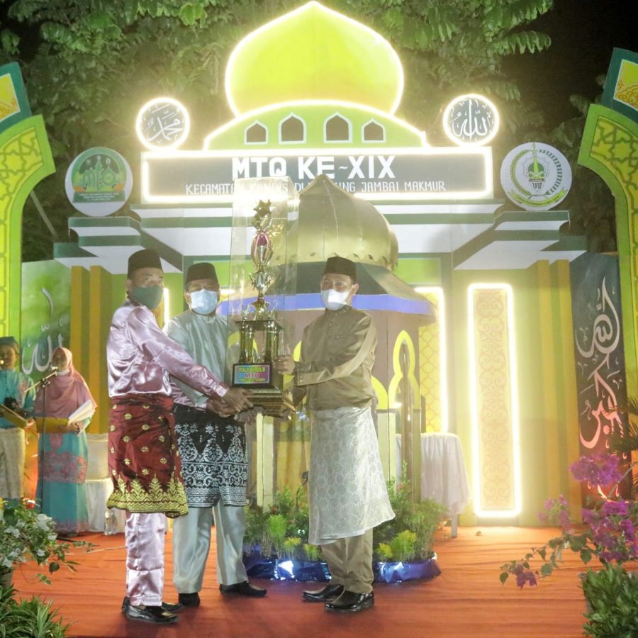 Kampung Simpang Belut Juara Umum MTQ XIX Tingkat Kecamatan Kandis