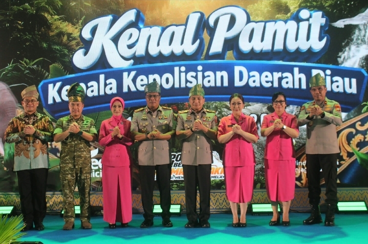 Kenal Pamit Kapolda Riau, Pangdam XIX/Tuanku Tambusai Dukung Keberlanjutan Sinergi Keamanan dan Lingkungan