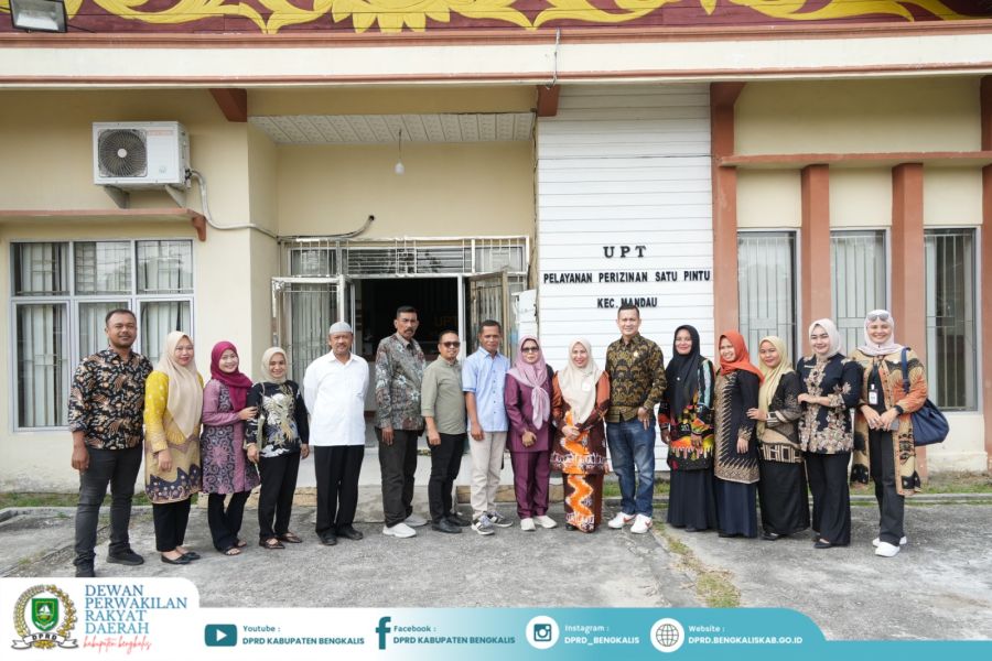 Komisi III DPRD Bengkalis Tinjau Pelayanan Perizinan di Mandau, Soroti Pengawasan dan Koordinasi