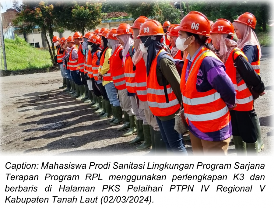 Mahasiswa Prodi Sanitasi Lingkungan Poltekkes Dapat Wawasan Langsung dari PTPN IV Regional V