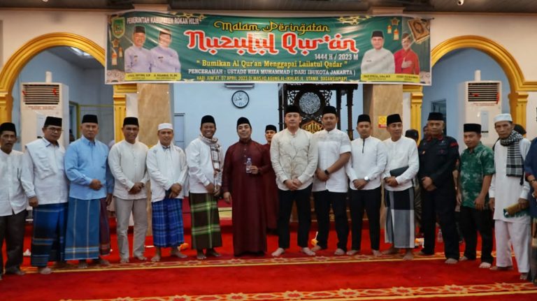 Peringati Malam Nuzul Quran, Wabup Rohil : Mari Jadikan Al-Quran Sebagai Pedoman Hidup