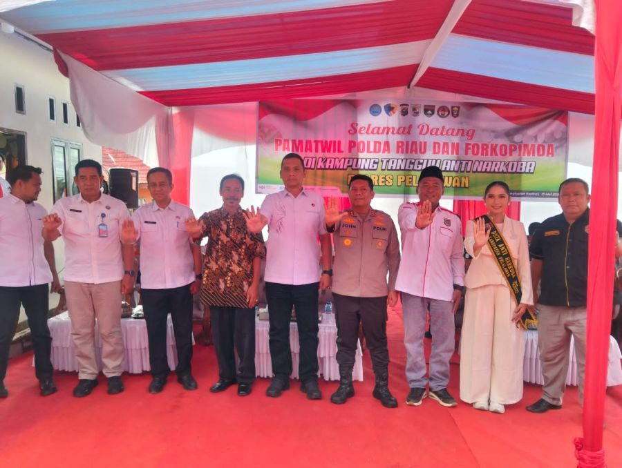 Perkuat Kampung Tangguh, Ketua Granat Pelalawan Hadiri Sosialisasi Pencegahan Narkoba di Desa Makmur