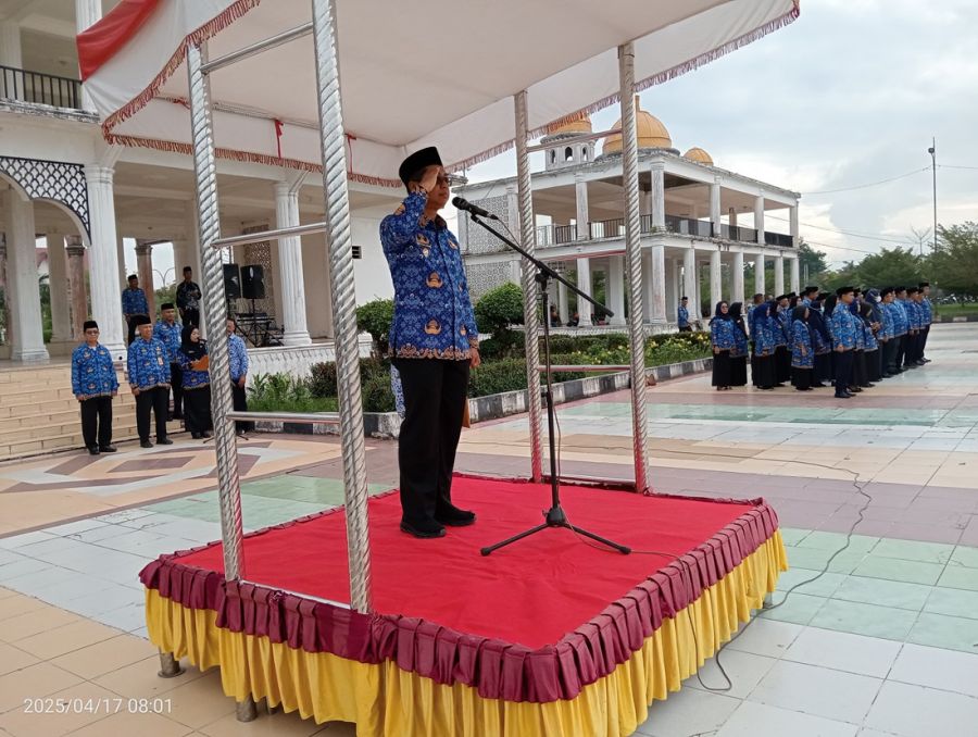 Pesan Wabup Rohil di Apel Pagi, Pastikan Tidak Ada Jual Beli Jabatan dan TPP ASN Harus Dibayarkan
