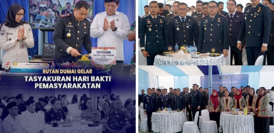 Rutan Dumai Gelar Tasyakuran Hari Bakti Pemasyarakatan Ke-62