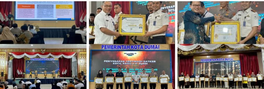 Rutan Dumai Raih Dua Penghargaan Penyerapan Anggaran Sempurna