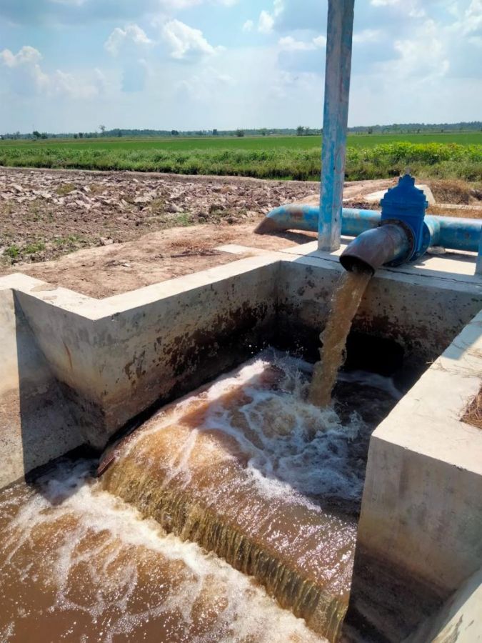 Sawah yang Kering di Kecamatan Bungaraya Siak Kini Mendapatkan Solusi