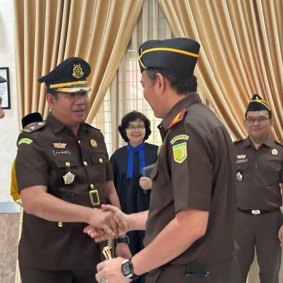 Serah Terima Jabatan di Kejaksaan Negeri Pelalawan Berlangsung Khidmat