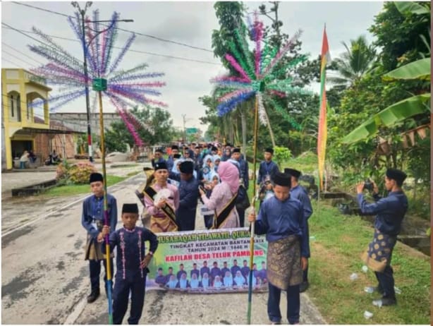 Teluk Pambang Raih Predikat Pembaca Terbaik 1 di MTQ Tingkat Kecamatan Bantan 2024