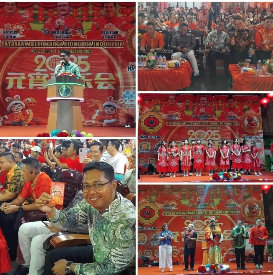 Wabup Terpilih Rokan Hilir, Jhony Charles BBA, MBA, Hadiri Perayaan Malam Imlek dan Cap Go Meh