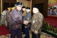 Bupati Bengkalis Hadiri Rapat Kerja DHD Angkatan 45 Provinsi Riau