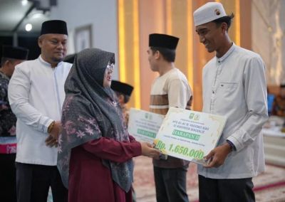 Bupati Siak Berangkatkan Kafilah MTQ ke Tingkat Provinsi, Tekankan Pentingnya Menjaga Marwah Daerah